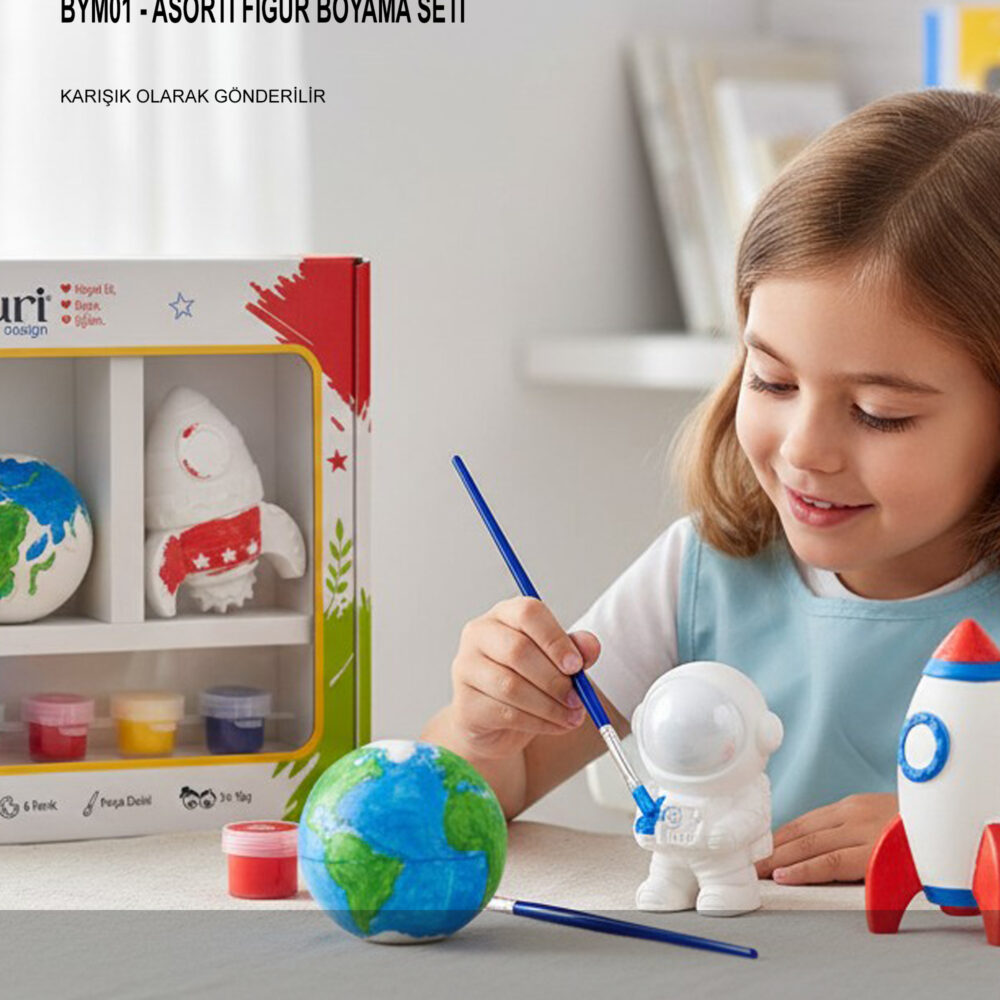 Asorti Figür Boyama Seti