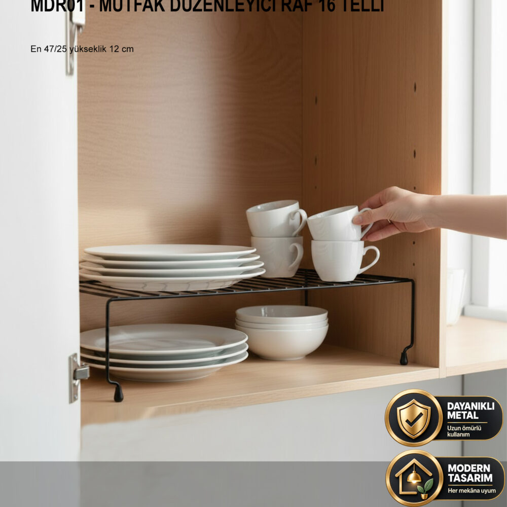 Mutfak Düzenleyici Raf 16 Telli