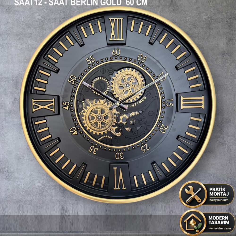 SAAT BERLİN GOLD  60 CM